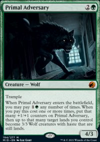 Primal Adversary 1 - Innistrad: Midnight Hunt