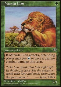 Lion de la Mtenda - 