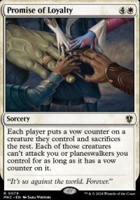 Promise of Loyalty - Murders at Karlov Manor Commander Decks