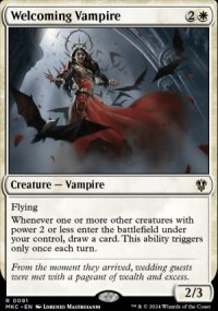 Welcoming Vampire - Murders at Karlov Manor Commander Decks