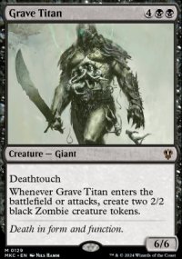 Grave Titan - Murders at Karlov Manor Commander Decks