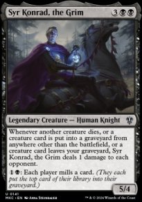 Syr Konrad, the Grim - Murders at Karlov Manor Commander Decks