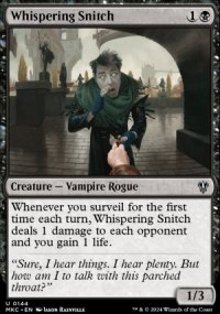 Whispering Snitch - Murders at Karlov Manor Commander Decks