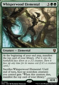 Whisperwood Elemental - Murders at Karlov Manor Commander Decks