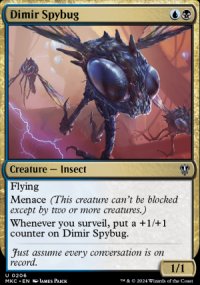 Dimir Spybug - Murders at Karlov Manor Commander Decks