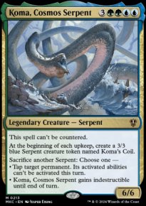 Koma, Cosmos Serpent - Murders at Karlov Manor Commander Decks