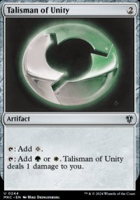 Talisman of Unity - Murders at Karlov Manor Commander Decks