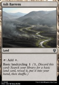 Ash Barrens - Murders at Karlov Manor Commander Decks