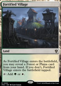 Fortified Village - Murders at Karlov Manor Commander Decks