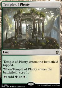 Temple of Plenty - Murders at Karlov Manor Commander Decks