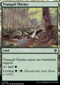 Tranquil Thicket - Murders at Karlov Manor Commander Decks