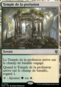 Temple de la profusion - 