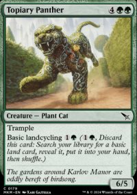 Topiary Panther - 