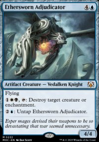 Ethersworn Adjudicator - March of the Machine Commander Decks