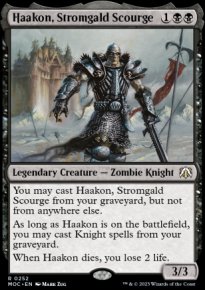 Haakon, Stromgald Scourge - March of the Machine Commander Decks