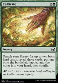 Cultivate - March of the Machine Commander Decks