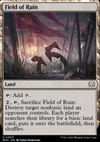 Field of Ruin - March of the Machine Commander Decks