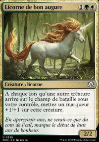 Licorne de bon augure - 