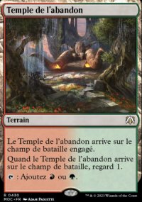 Temple de l'abandon - 