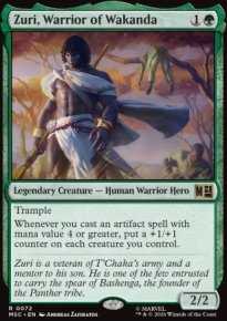 Zuri, Warrior of Wakanda - Marvel Super Heroes Commander Decks