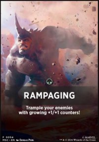 Rampaging - Marvel Super Heroes Commander Decks
