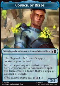 Council of Reeds Token - Marvel Super Heroes Commander Decks