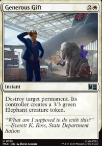 Generous Gift - Marvel Super Heroes Commander Decks