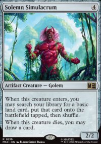 Solemn Simulacrum - Marvel Super Heroes Commander Decks