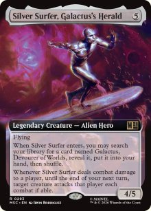 Silver Surfer, Galactus's Herald - Marvel Super Heroes Commander Decks