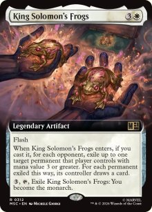 King Solomon's Frogs - Marvel Super Heroes Commander Decks