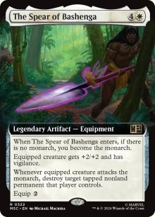 The Spear of Bashenga - Marvel Super Heroes Commander Decks