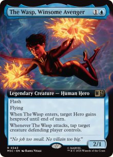 The Wasp, Winsome Avenger - Marvel Super Heroes Commander Decks