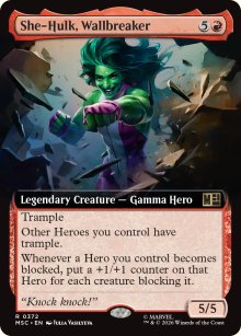 She-Hulk, Wallbreaker - Marvel Super Heroes Commander Decks