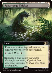 Razorverge Thicket - Marvel Super Heroes Commander Decks