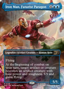 Iron Man, Futurist Paragon - Marvel Super Heroes Commander Decks