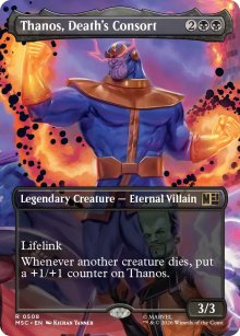Thanos, Death's Consort - Marvel Super Heroes Commander Decks