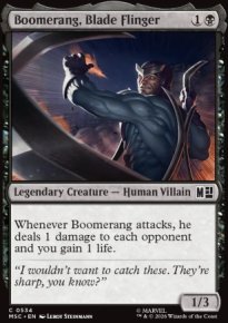 Boomerang, Blade Flinger - Marvel Super Heroes Commander Decks