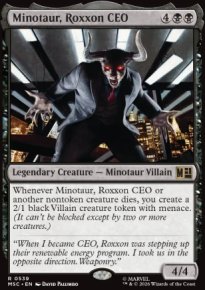 Minotaur, Roxxon CEO - Marvel Super Heroes Commander Decks