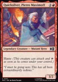 Quicksilver, Pietro Maximoff - Marvel Super Heroes Commander Decks