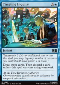 Timeline Inquiry - Marvel Super Heroes Commander Decks