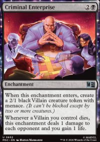 Criminal Enterprise - Marvel Super Heroes Commander Decks