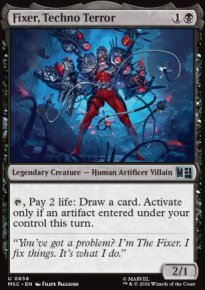 Fixer, Techno Terror - Marvel Super Heroes Commander Decks