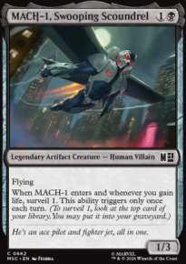 MACH-1, Swooping Scoundrel - Marvel Super Heroes Commander Decks
