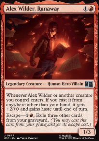 Alex Wilder, Runaway - Marvel Super Heroes Commander Decks