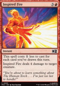 Inspired Fire - Marvel Super Heroes Commander Decks