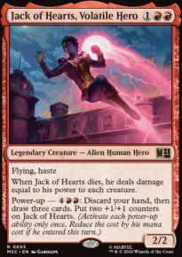 Jack of Hearts, Volatile Hero - Marvel Super Heroes Commander Decks