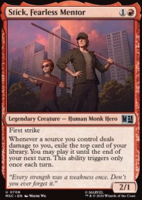 Stick, Fearless Mentor - Marvel Super Heroes Commander Decks