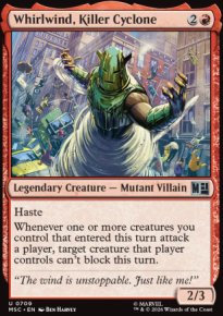 Whirlwind, Killer Cyclone - Marvel Super Heroes Commander Decks