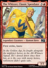 The Whizzer, Classic Speedster - Marvel Super Heroes Commander Decks