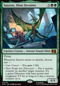 Sauron, Dino Devotee - Marvel Super Heroes Commander Decks